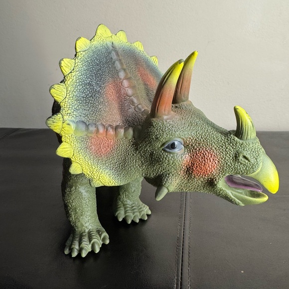 Triceratops Toys R Us Figure Large Dinosaur 16.5” Rubber/soft PVC figure. - Picture 6 of 11